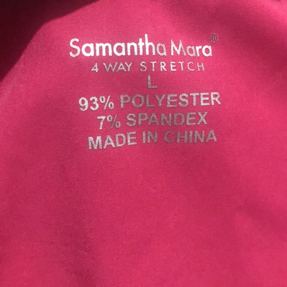 Pink scrub top - Picture 3 of 4
